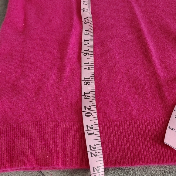 Lord & Taylor Pink Cashmere Woman Sweater OX - Picture 8 of 9